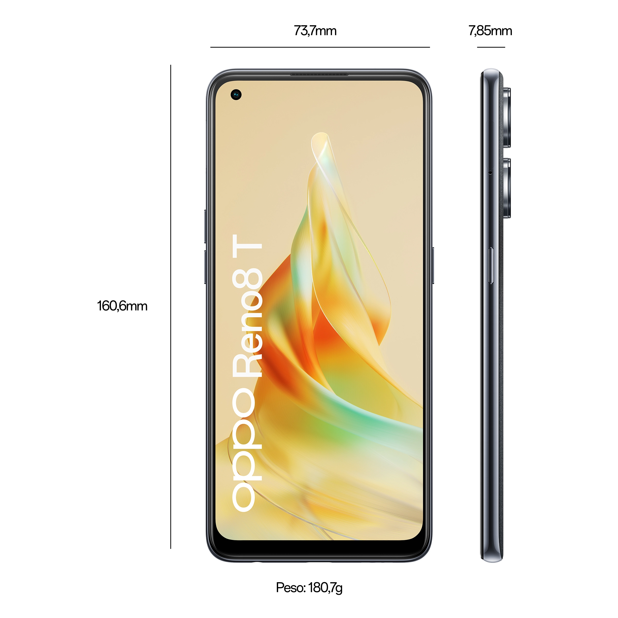 OPPO Reno8 T（自动化） Midnight Black 8GB+128GB_7