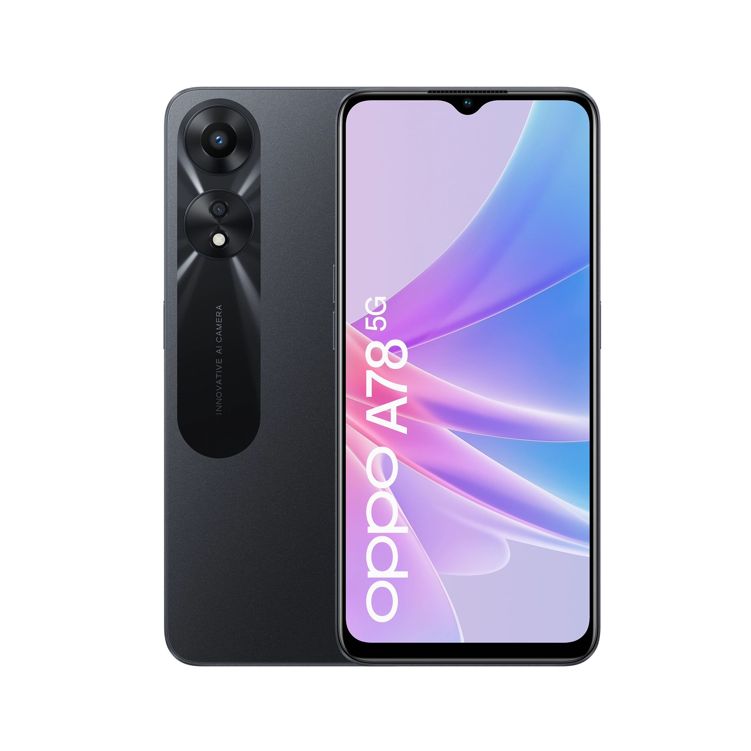 OPPO A78 5G 4GB + 128GB Glowing Black_1