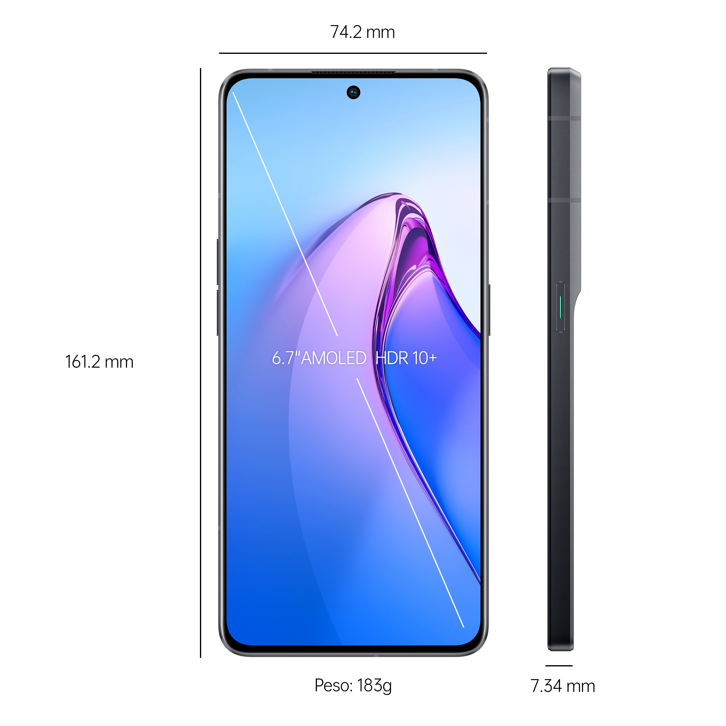 OPPO Reno8 Pro Glazed Black 8GB+256GB_9