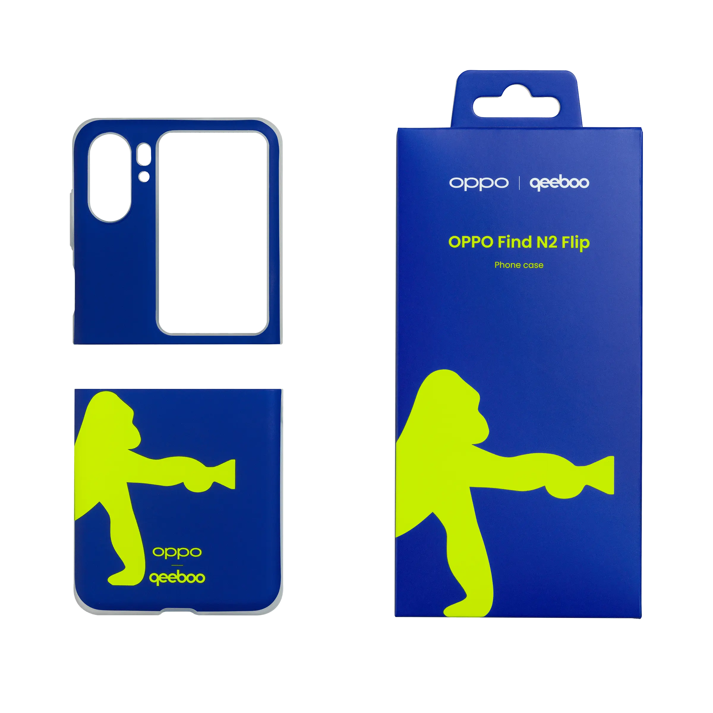 OPPO X QEEBOO Cover Esclusiva per Find N2 Flip Kong_1