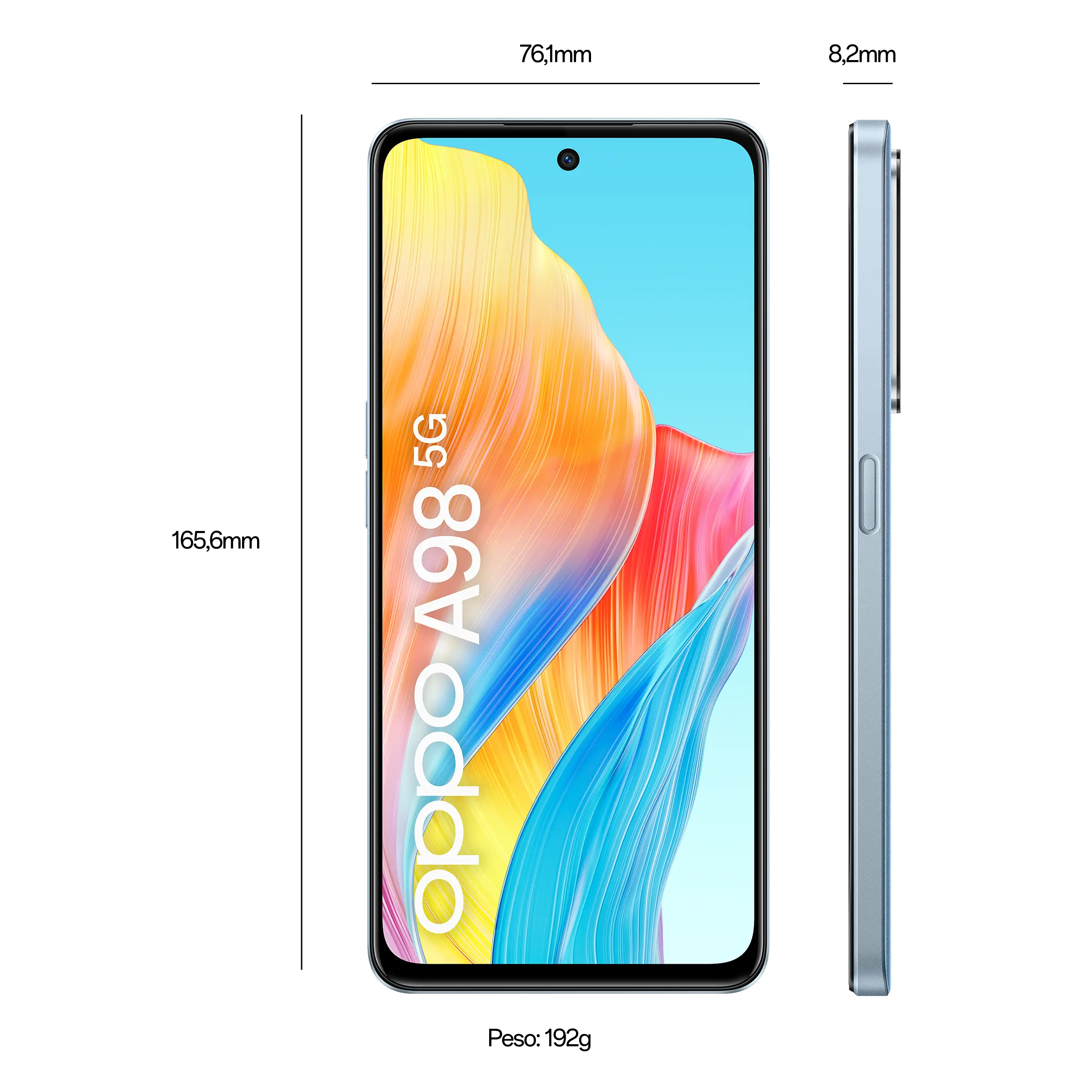 OPPO A98 5G(自动化引用数据) 8GB+256GB Dreamy Blue_1