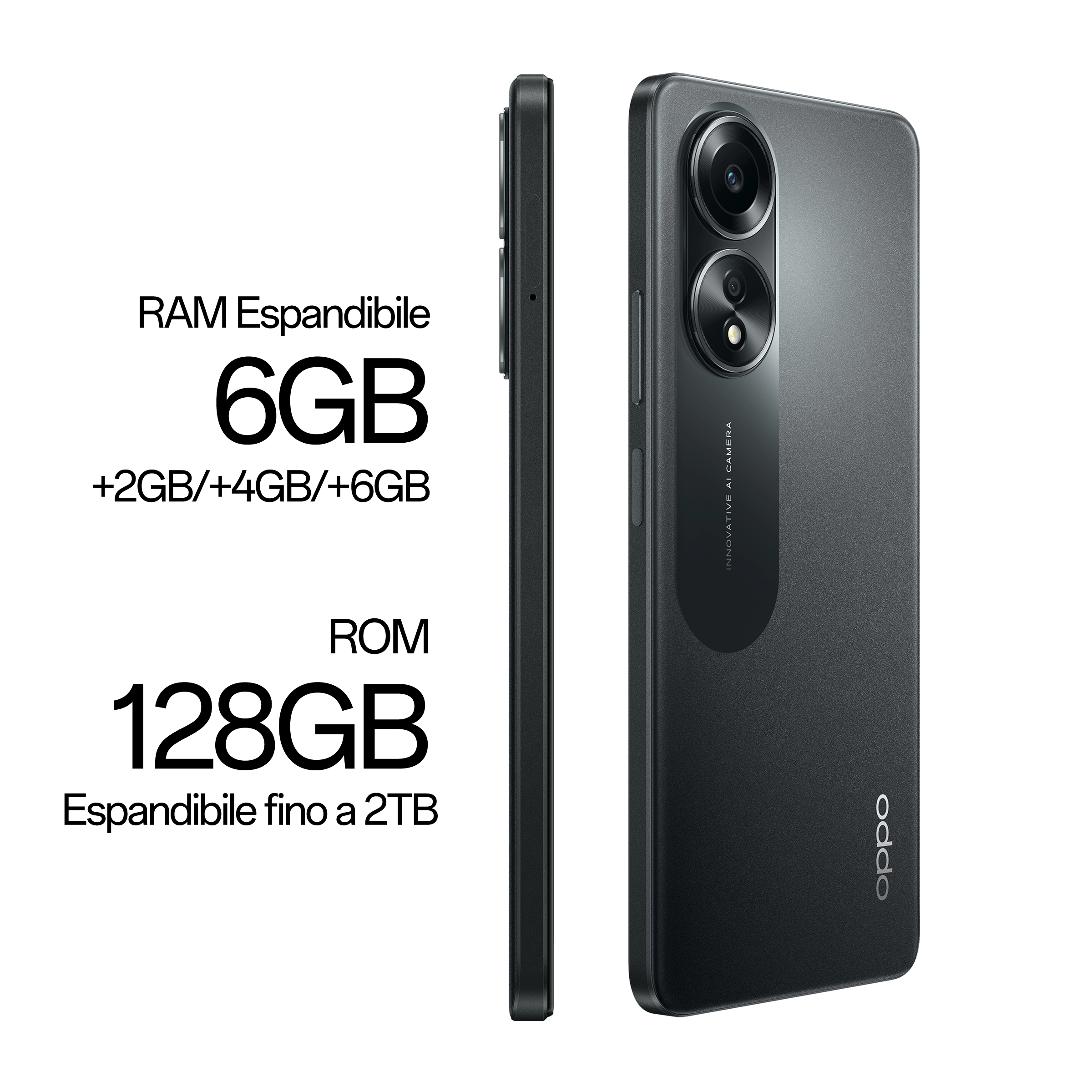 OPPO A58 6GB+128GB Glowing Black_7