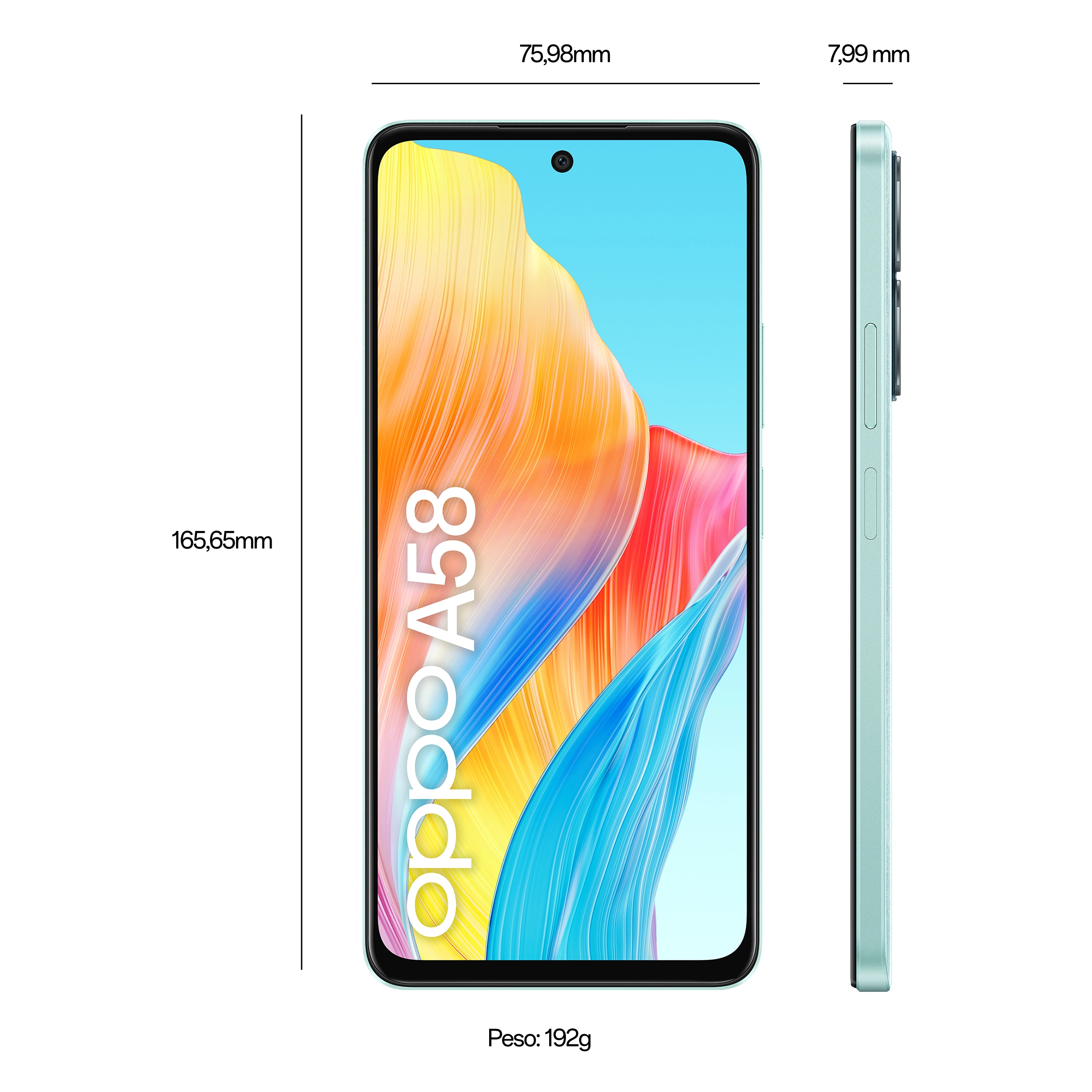 OPPO A58 6GB+128GB Dazzling Green_1