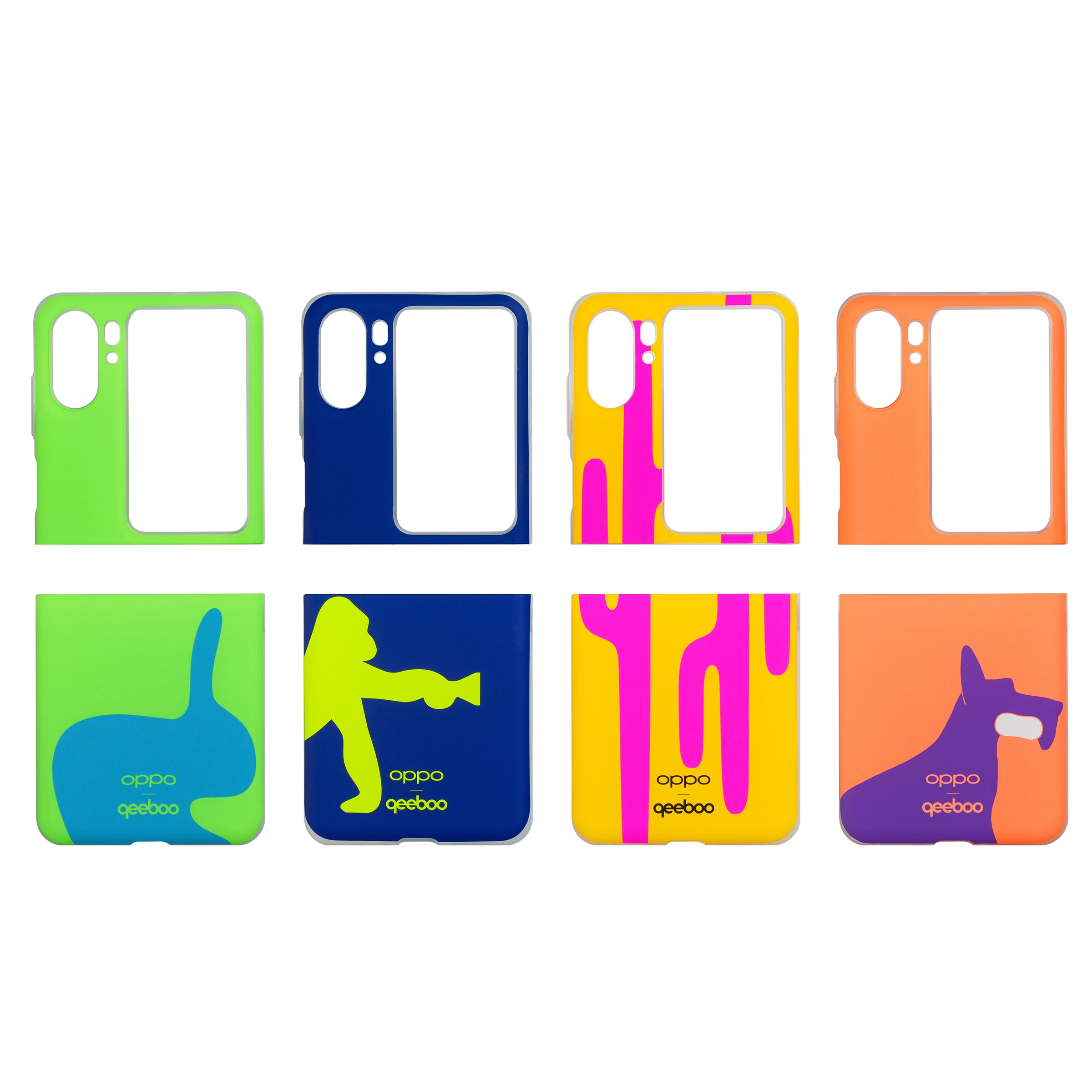 OPPO X QEEBOO Cover Bundle per Find N2 Flip White_2