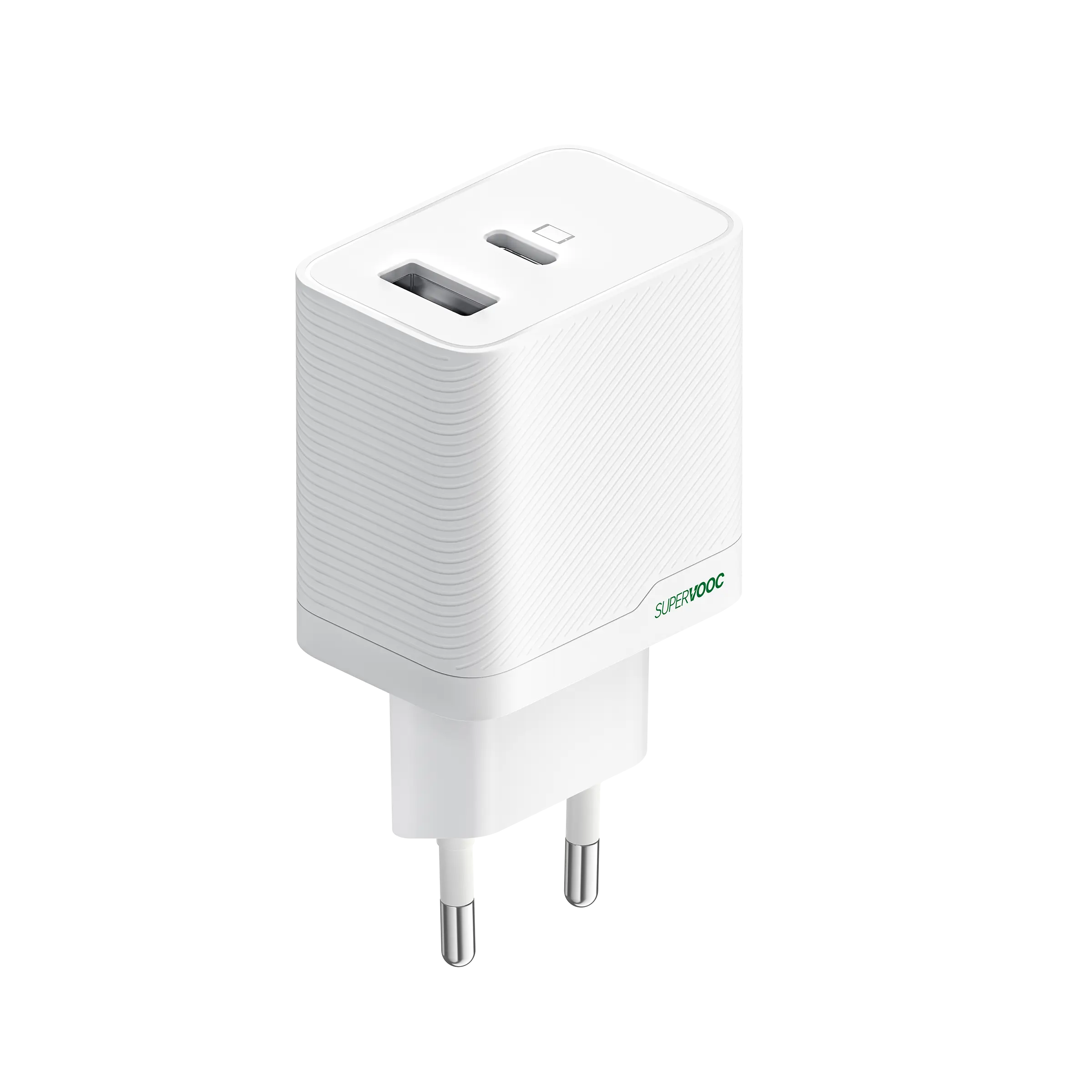 OPPO Caricabatterie SUPERVOOC da 33W DUAL Port White_1