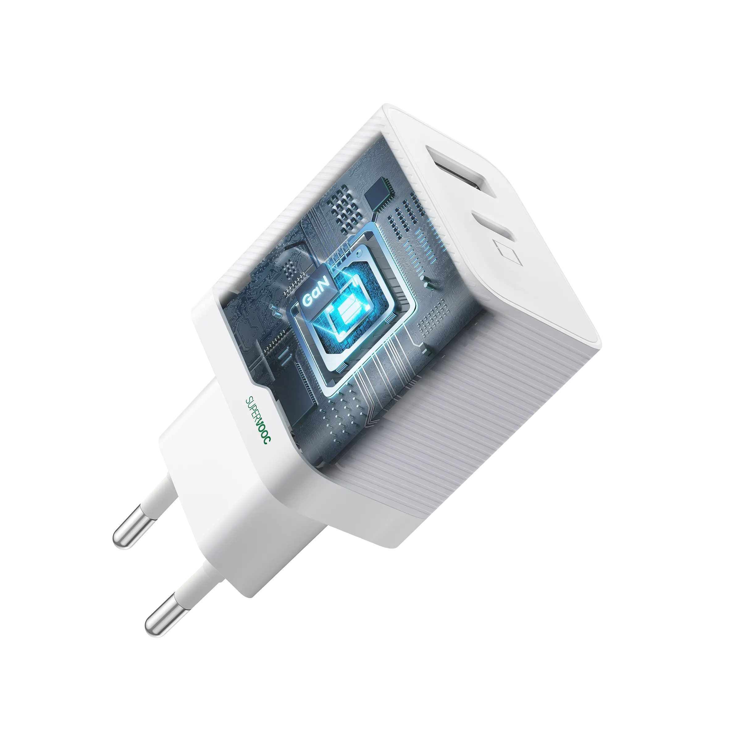 OPPO Caricabatterie SUPERVOOC da 33W DUAL Port White_3