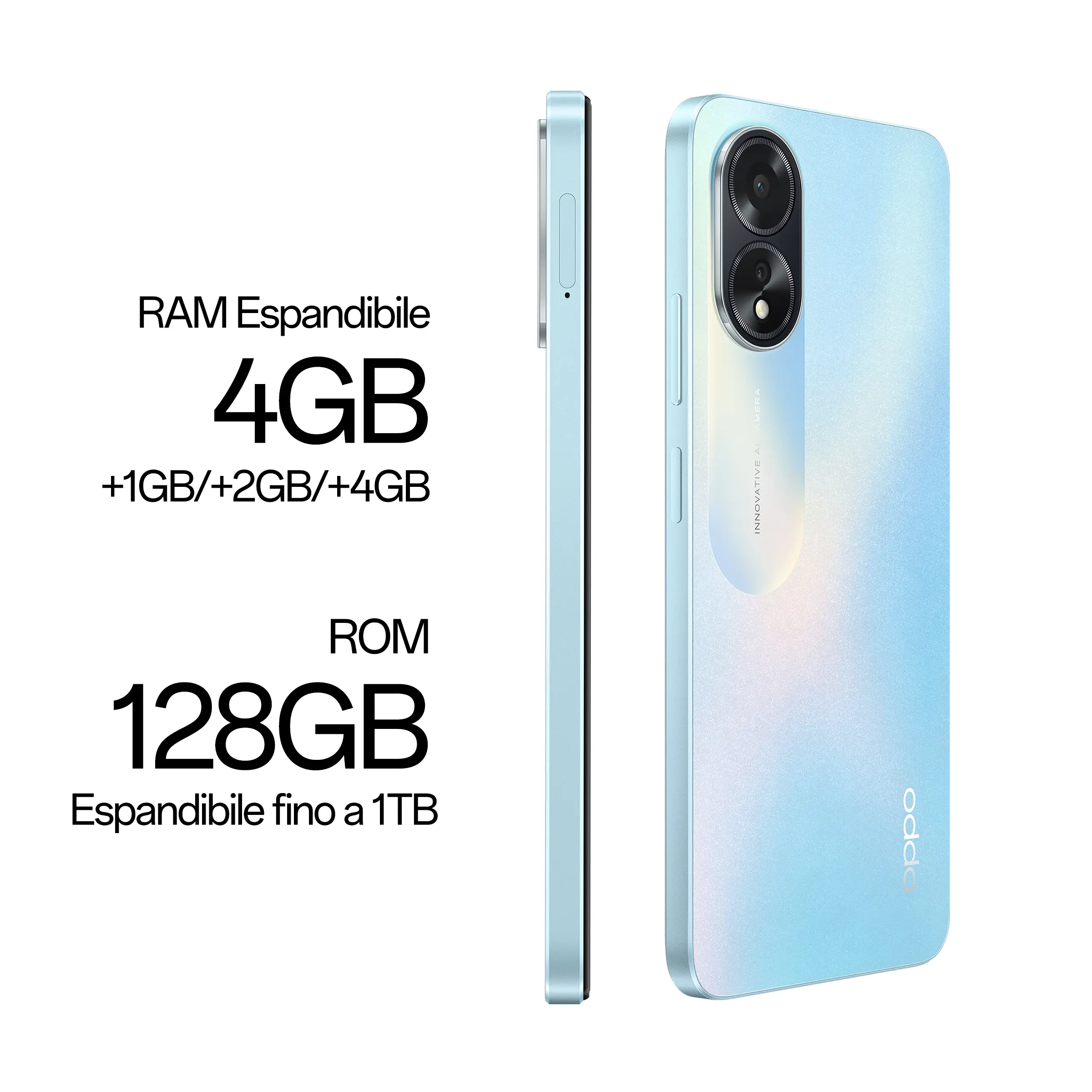 OPPO A18 4GB + 128GB Glowing Blue_5
