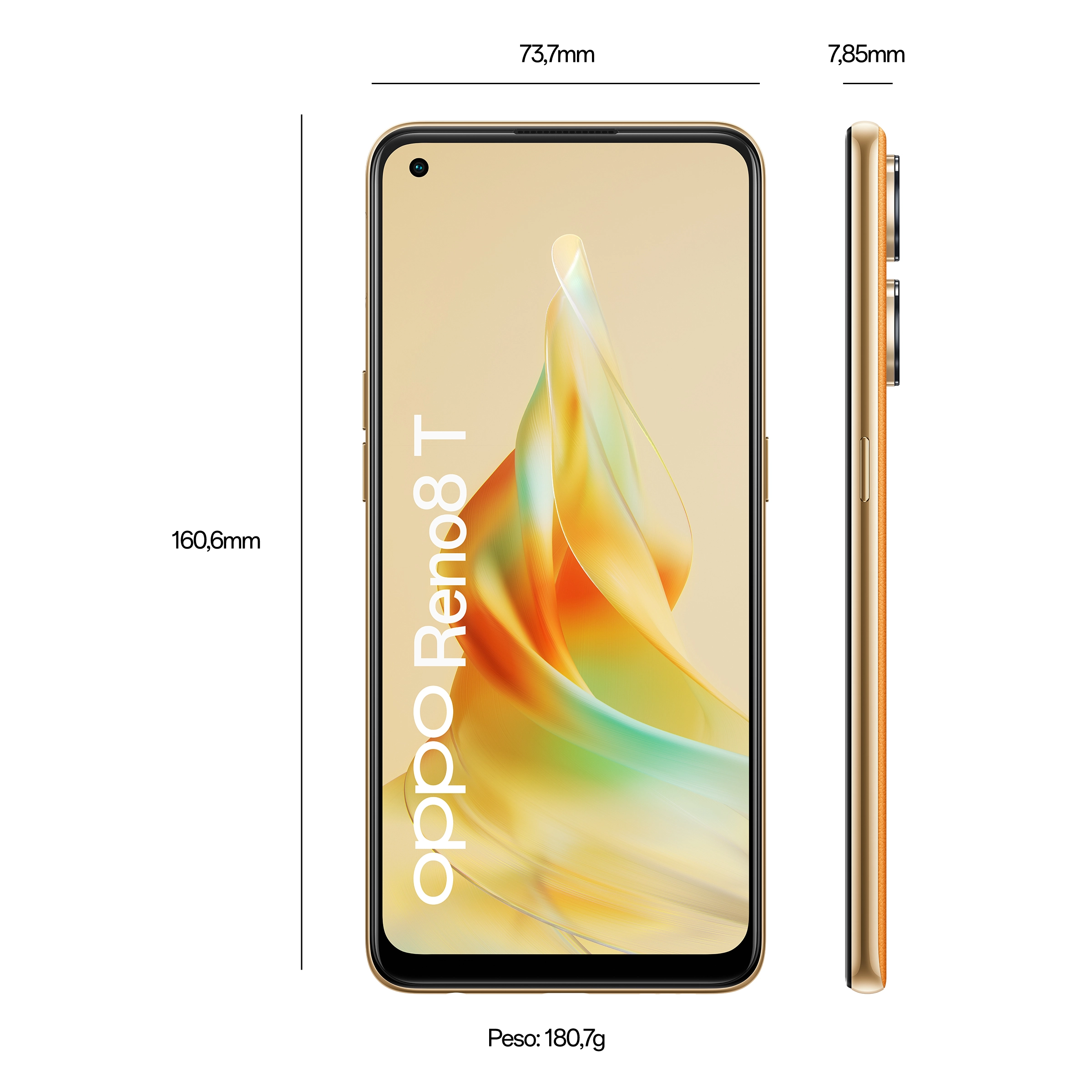 OPPO Reno8 T(自动化) 8GB+128GB Sunset Orange_1