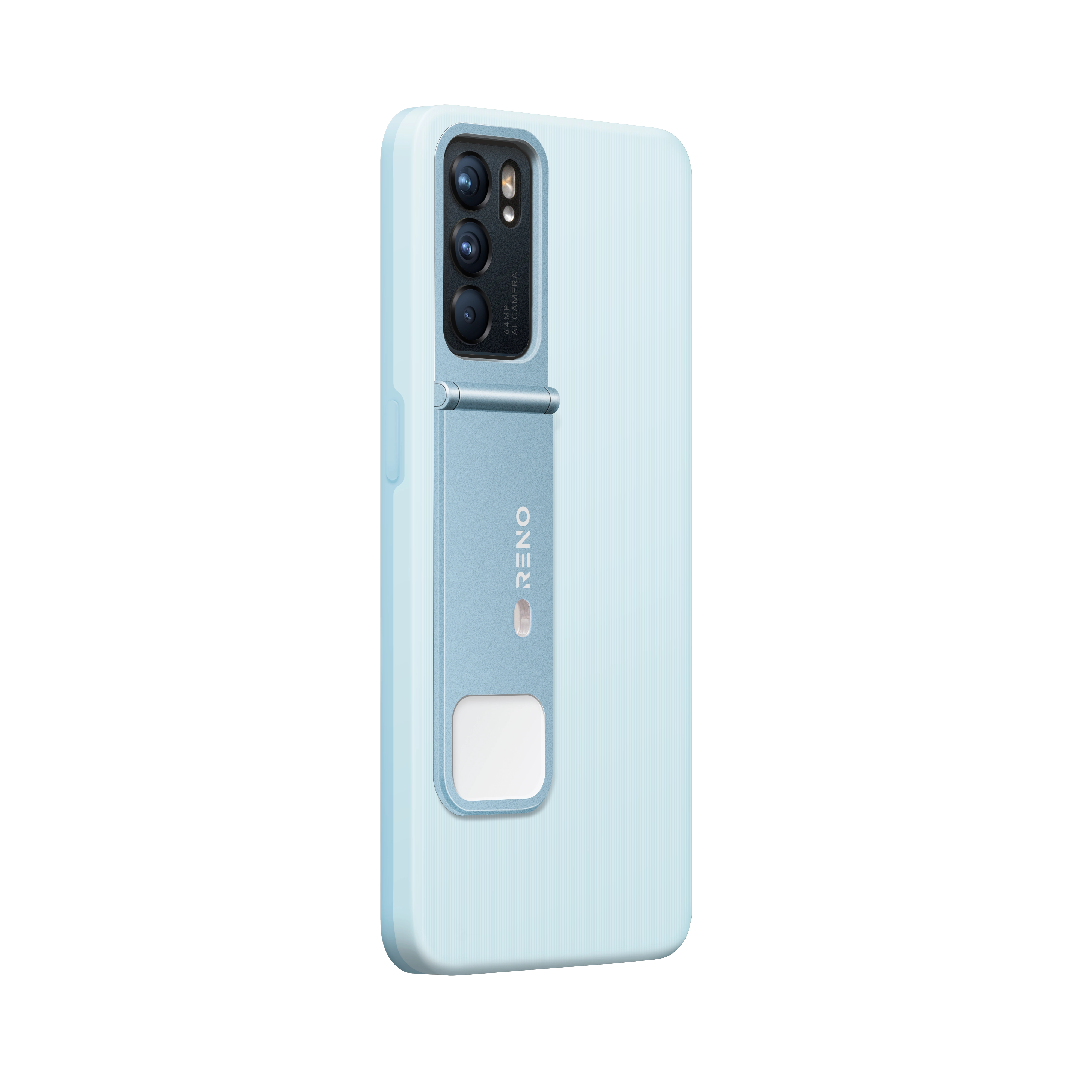 Cover Protettiva con Flash per Reno6 TPU Light Blue_2